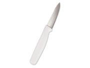 Crestware 3 1 2 Serrated Paring Knife White KN03