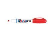 Markal Permanent Marker with Chisel Tip Size Red 96528