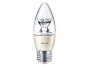 PHILIPS 457192 4.5B12 LED 827 22 E26 LED Blunt Tip Warm Glow Dimmable