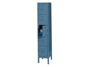 EDSAL CL5111BU UN Box Locker 12inW 15inD 66inH Blue Five G2033109