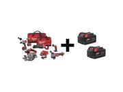 M18 FUEL Cordless Combination Kit 18.0 Voltage Number of Tools 6