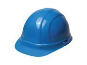 Erb Safety 19956 Hard Hat Front Brim Blue 6 Pt.Ratchet