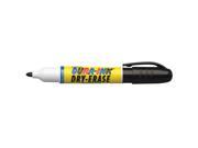 MARKAL 96571 DURA INK DRY ERASE MARKERS BLACK