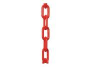 Plastic Chain Red 1 1 2 In x 50 ft