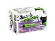 Sharpie Smear Guard Highlighter Chisel Tip Green PK12 1897850