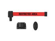 BANNER STAKES PL4113 Retractable Belt Barrier Restricted Area G1874708