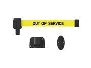 BANNER STAKES PL4111 Retractable Belt Barrier Out of Service G1874726