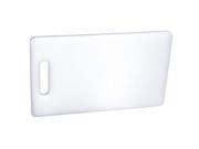 Crestware 9 x 6 Polyethylene Cutting Board White PCB69