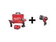 M12 FUEL Cordless Combination Kit 12.0 Voltage Number of Tools 3