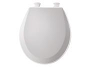 BEMIS 500EC 000 Toilet Seat Round With Cover 14 3 8 in.W G2272195