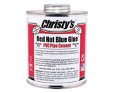 CHRISTY S RH.RHBV.QT6 PVC Cement Blue 32 oz. G3110226