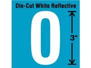 STRANCO INC DWR 3 0 5 Die Cut Reflective Number Label
