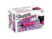 Sharpie Smear Guard Highlighter Chisel Tip Pink PK12 1897848