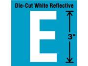STRANCO INC DWR 3 E 5 Die Cut Reflective Letter Label