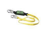 MILLER BY HONEYWELL 913WLSZ7 6FTYL ShockAbsorbing Lanyard 6 ft. L G0689635