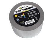 K FLEX USA 800TAPEALFSK3 Pipe Insulation Tape Silver 150 ft. 3inW G3113446