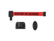 BANNER STAKES PL4116 Retractable Belt Barrier Red 15 Ft. L G1874671