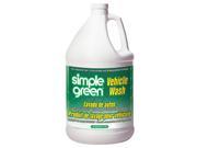 SIMPLE GREEN 0280100402001 Vehicle Wash Green Bottle 1 gal. G2088698