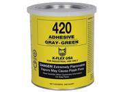K Flex Usa Gray 1 qt. Adhesive 30 min. Curing Time 1 EA 800 420 QT