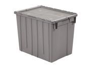 ORBIS FP22 GRAY Attached Lid Container 2.2 cu. ft. Gray