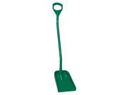 Vikan Ergonomic Shovel 10 1 4 In. W Green 56112