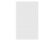 AKRO MILS 30161TEXWHT Louvered Panel White 1000 lb. 36 in. W G2390127