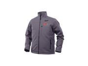 MILWAUKEE 201G 202X Jacket Mens 2XL Gray 48 in. Chest Size G4607596