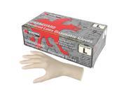 MCR Safety 5060L 9 1 2 Powdered Unlined Latex Disposable Gloves White Size L 100PK
