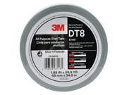 3M DT8 Duct Tape Silver 8 mil 54.8m L x 48mm W G4014748
