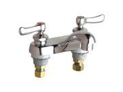 Chicago Faucets Lavatory Sink Brass 2 Holes ADA Compliant 802 VE66XKABCP