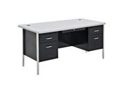 Sandusky Lee Office Desk 600 Series 60 W x 30 D x 29 1 2 H DQ6030BGN