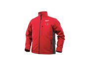MILWAUKEE 201R 21L Jacket Kit Mens L Red 44 in. Chest Size G4607465