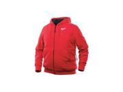 MILWAUKEE 301R 21L Hoodie Kit Mens L Red 44 in. Chest Size G4607176