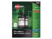 Avery GHS Chemical Label Synthetic Film PK600 60526
