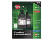 Avery GHS Chemical Label Synthetic Film PK500 60525