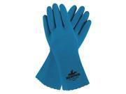 Mcr Safety Chemical Resistant Gloves Latex M 12 L Textured 6885M