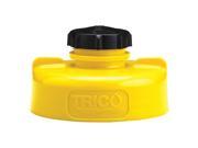 TRICO 34430 Storage Lid HDPE 3.25 in. H Yellow G0379410