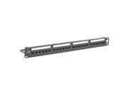 HUBBELL PREMISE WIRING HP624 Patch Panel Flat Panel 6 Category Steel G3784938