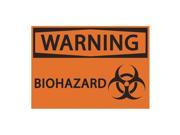 Zing Label Safety Warning Biohazard PK2 1918S