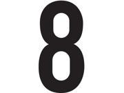 Jj Keller Number Label 8 Black 3 1 2 Character Height 50 PK 2993