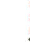 TAPCO 2673 00001 Hydrant Marker 5 ft. Fiberglss White Red
