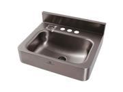 DURA WARE 1950 1 09 GT H34 Lavatory Sink Without Faucet Silver