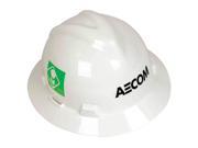 Msa Hard Hat Full Brim V Gard AECOM Logo 475369 BL