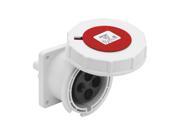 BRYANT 430R7W Pin and Sleeve Receptacle Red 480VAC G4439079