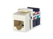 Jack Ivory Cat3 Rj45