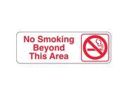 No Smoking Sign United Visual Products UVOS1026 3 Hx9 W