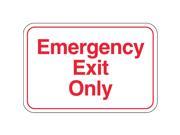Fire Exit Sign United Visual Products UVOS1043 6 Hx9 W