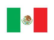 Mexico Flag 3x5 Ft Nylon