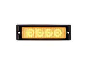 PSE AMBER XT4AA Sngl Hd Dash Deck Light LED Ambr 4 1 2 W