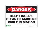 Danger Sign Zing 1105S 7 Hx10 W